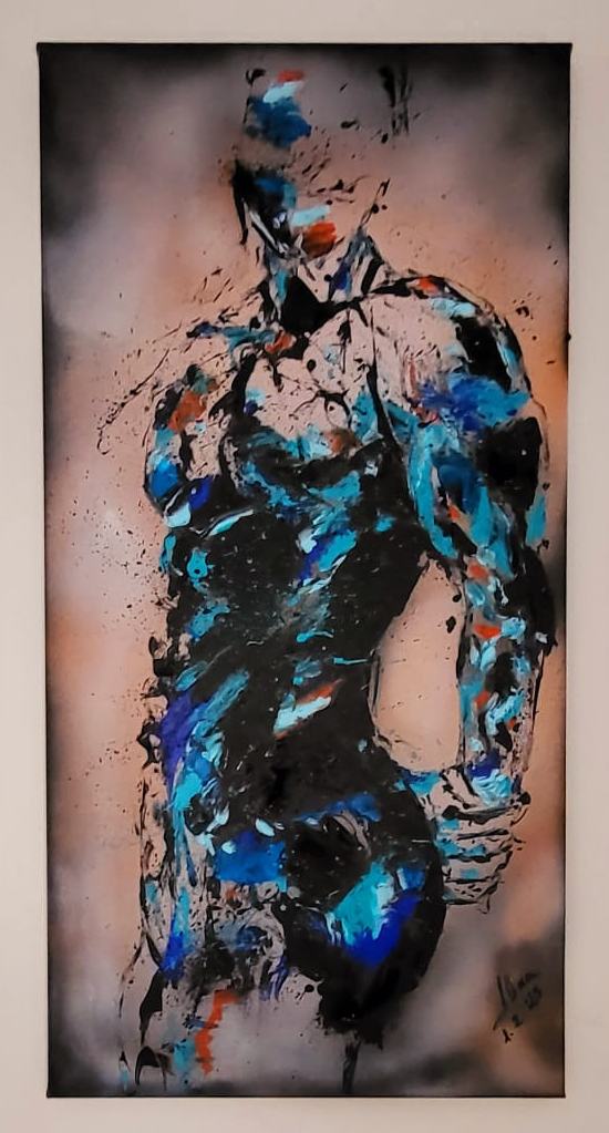 ArteDiAlina.com painting: The man I (don't) know